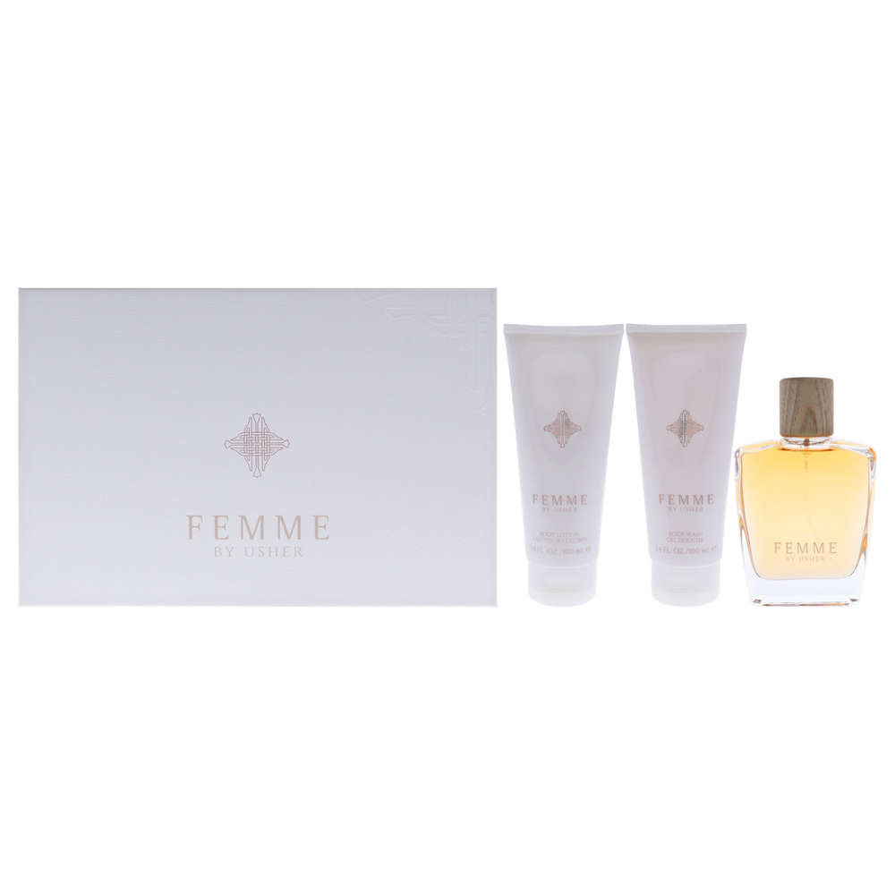 Usher BY Usher for Women 3 Pc Gift Set 3.4oz